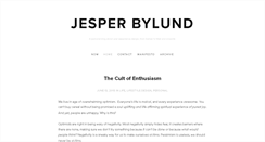 Desktop Screenshot of jesperbylund.com